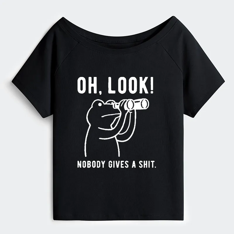 Tokyo-Tiger Frog of Indifference Off Shoulder T-Shirt Sale