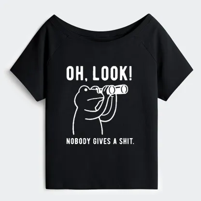 Tokyo-Tiger Frog of Indifference Off Shoulder T-Shirt