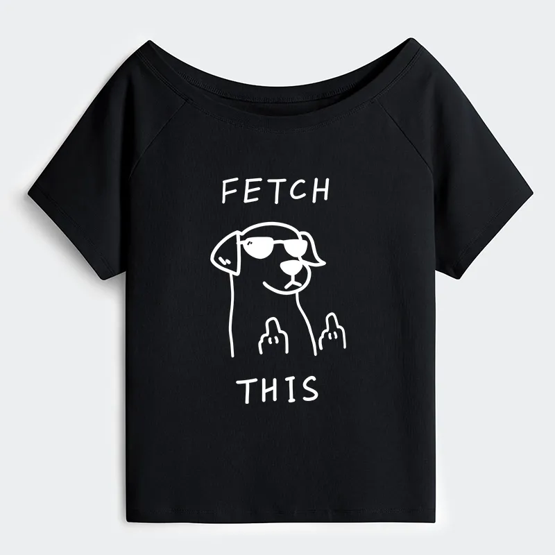 Tokyo-Tiger Rebellious Dog Off Shoulder T-Shirt Sale