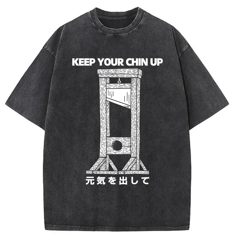 Tokyo-Tiger Keep Your Chin Up Washed T-Shirt