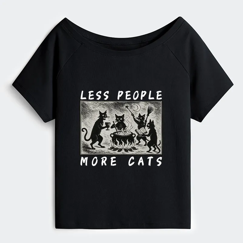 Tokyo-Tiger Cat Sacrifice Ceremony Off Shoulder T-Shirt