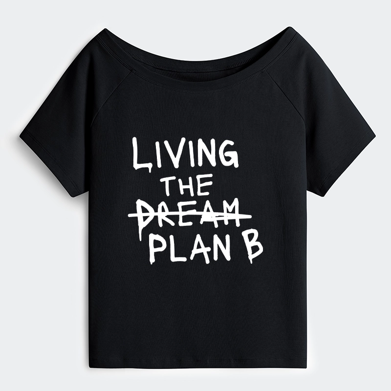 Tokyo-Tiger Implement Plan B Off Shoulder T-Shirt