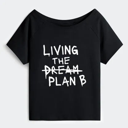 Tokyo-Tiger Implement Plan B Off Shoulder T-Shirt