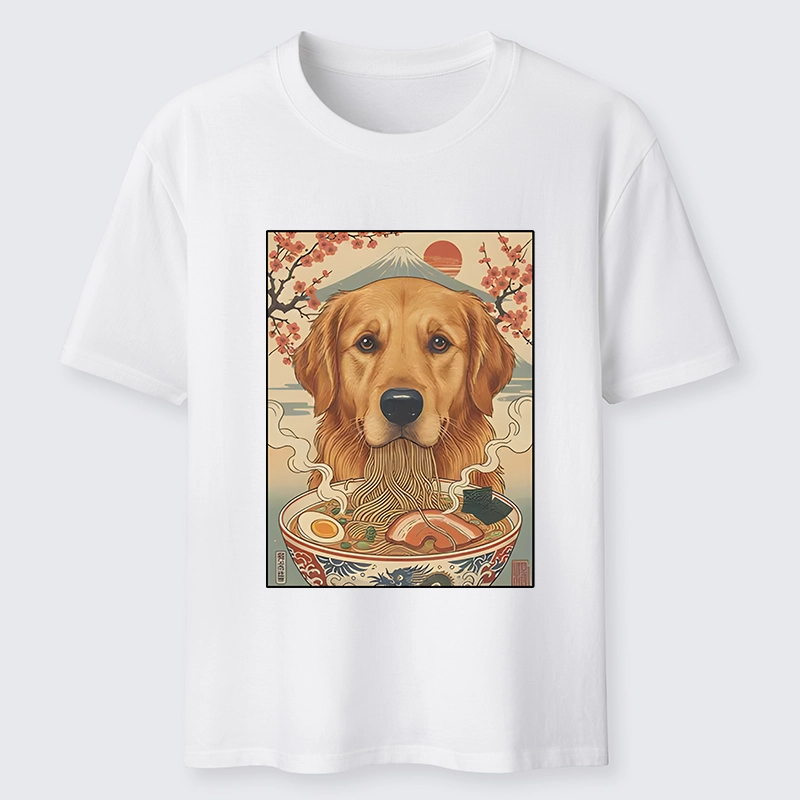 Tokyo-Tiger Japanese Style Dog Ramen Meme Classic T-Shirt