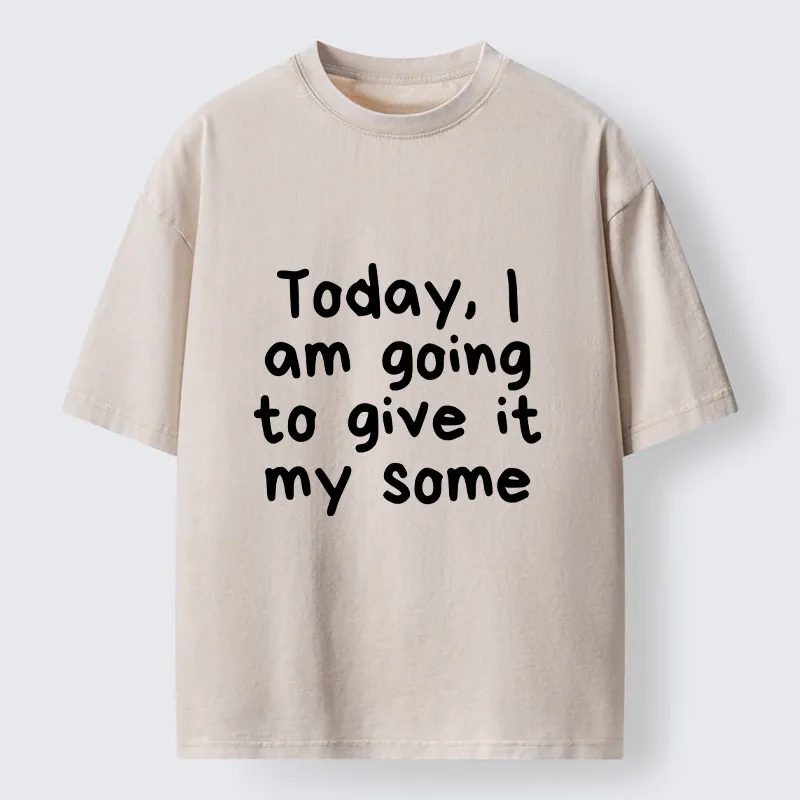 Tokyo-Tiger Give It My All Meme Washed T-Shirt Sale