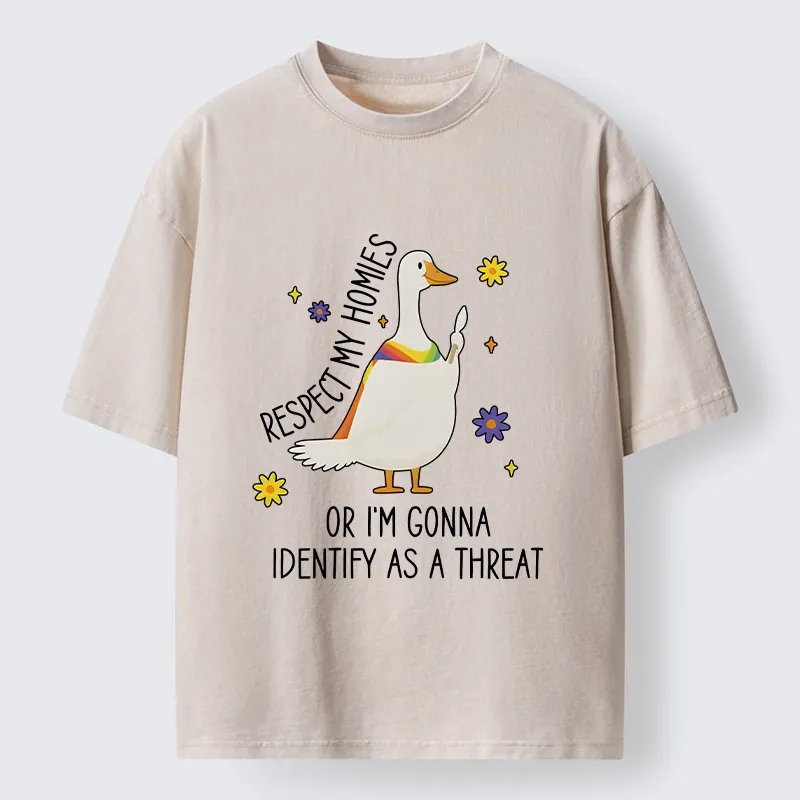 Tokyo-Tiger Goose Pride Art Washed T-Shirt