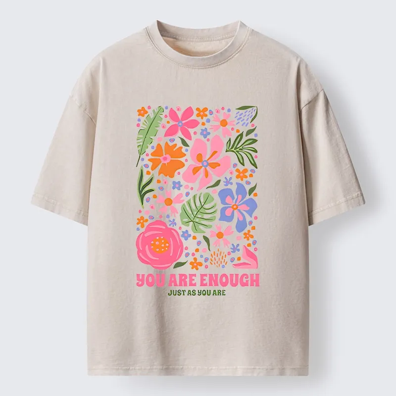 Tokyo-Tiger Flower Power Says You Got This Washed T-Shirt Sale