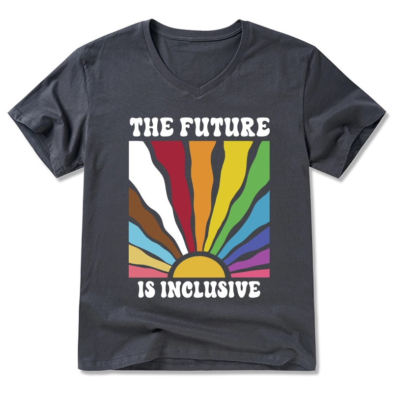 Tokyo-Tiger Pride Future Is Inclusive V-Neck Classic T-Shirt