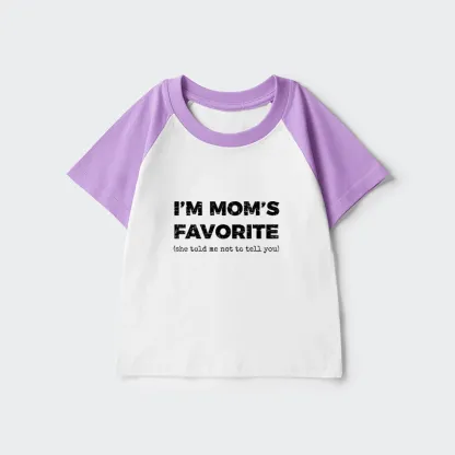 Tokyo-Tiger Mother's Day Jokes Kids Raglan T-shirt