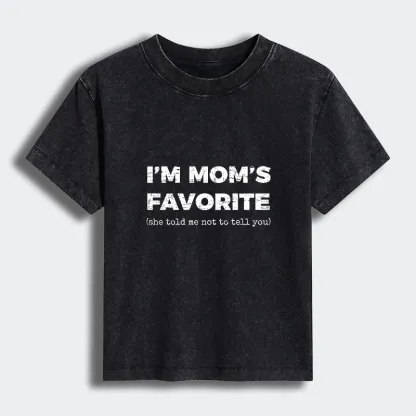 Tokyo-Tiger Mother's Day Jokes Women's Washed T-shirt