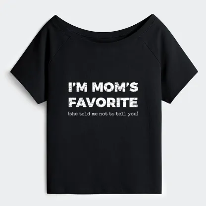 Tokyo-Tiger Mother's Day Jokes Off Shoulder T-Shirt