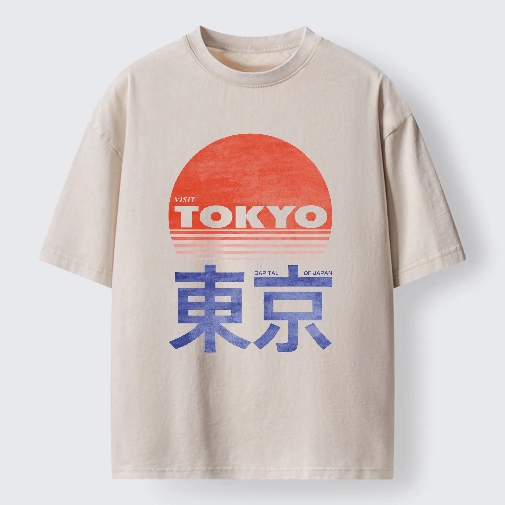 Tokyo-Tiger City Of The Rising Sun Washed T-Shirt