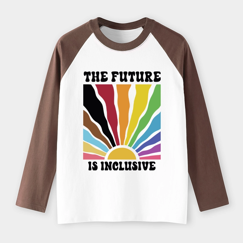 Tokyo-Tiger Pride Future Is Inclusive Raglan Long Sleeve T-shirt