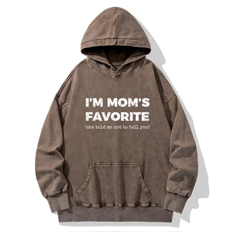 Tokyo-Tiger Mother's Day Jokes Washed Hoodie