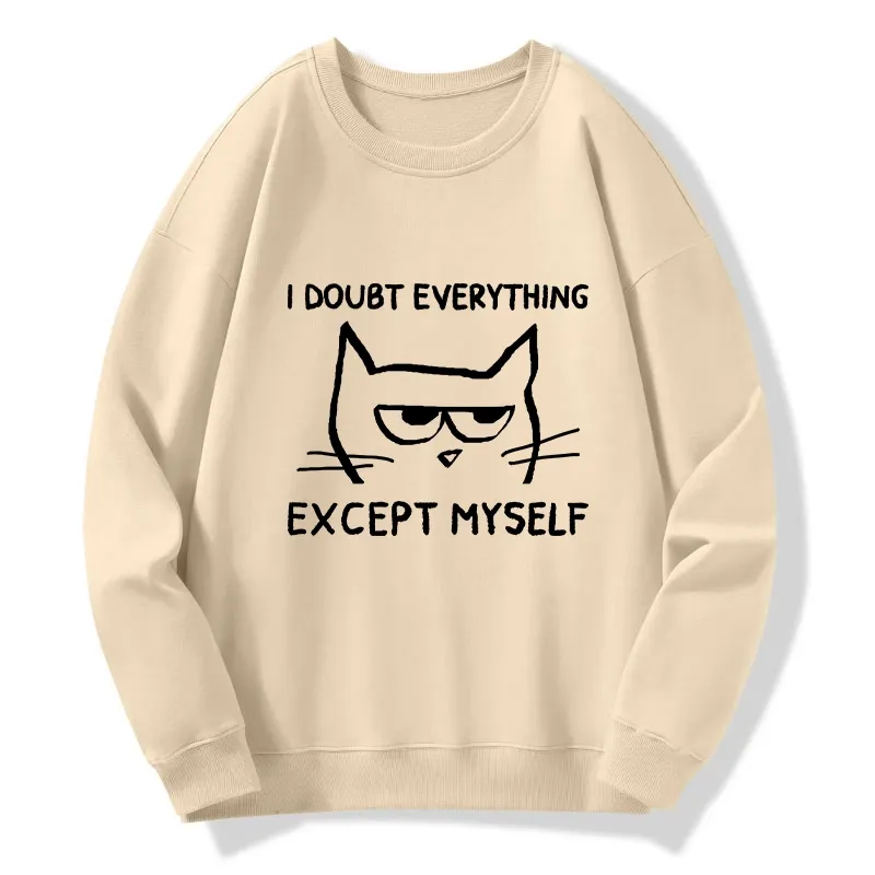 Tokyo-Tiger Confident Kitten Classic Sweatshirt