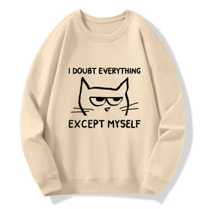 Tokyo-Tiger Confident Kitten Classic Sweatshirt