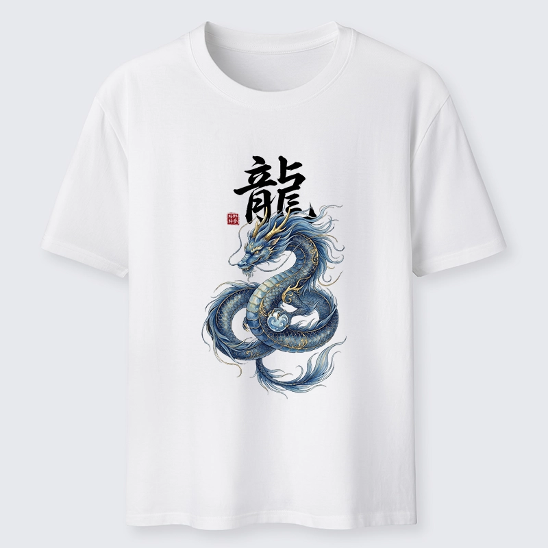 Tokyo-Tiger Mythic Blue Dragon Classic T-Shirt