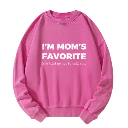 Tokyo-Tiger Mother's Day Jokes Washed Sweatshirt