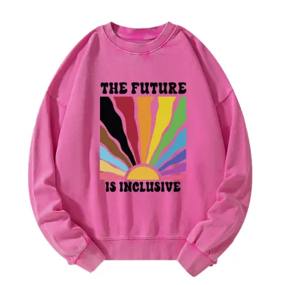 Tokyo-Tiger Pride Future Is Inclusive Washed Sweatshirt