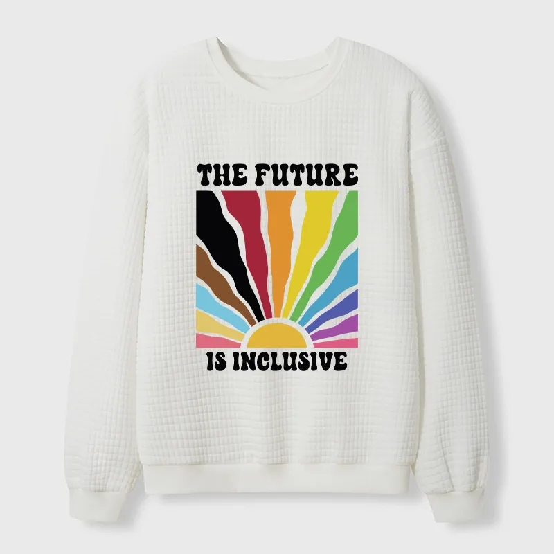 Tokyo-Tiger Pride Future Is Inclusive Waffle Sweatshirt