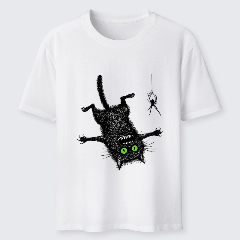 Tokyo-Tiger Scared Cat Vs Spider Prank Classic T-Shirt