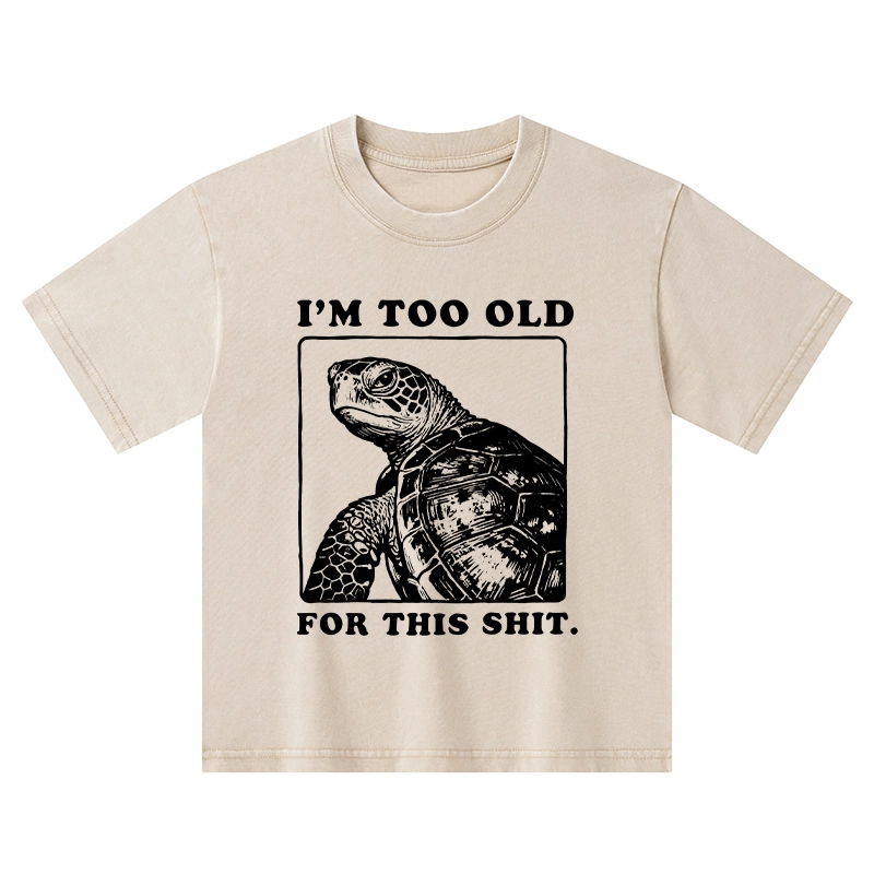Tokyo-Tiger Turtle I Quit Meme Energy Washed T-Shirt