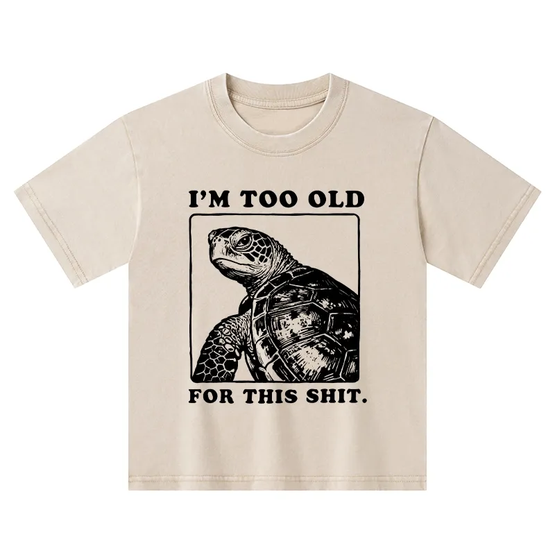 Tokyo-Tiger Turtle I Quit Meme Energy Washed T-Shirt
