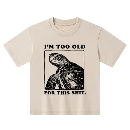 Tokyo-Tiger Turtle I Quit Meme Energy Washed T-Shirt