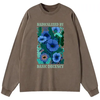 Tokyo-Tiger Pure Radicalism Washed Long Sleeve T-Shirt