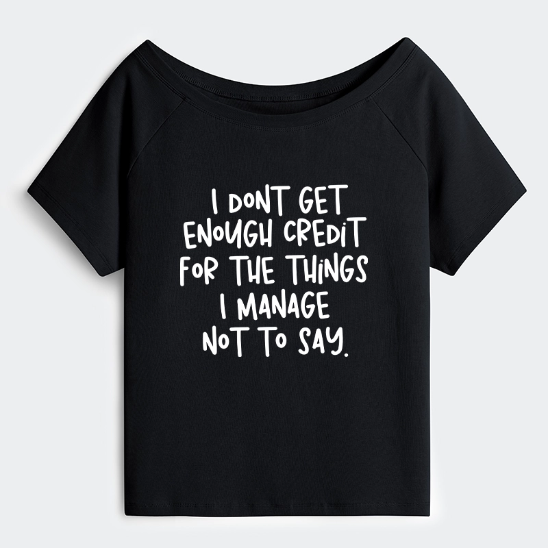 Tokyo-Tiger Saying No Is A Superpower Off Shoulder T-Shirt