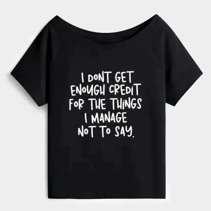 Tokyo-Tiger Saying No Is A Superpower Off Shoulder T-Shirt