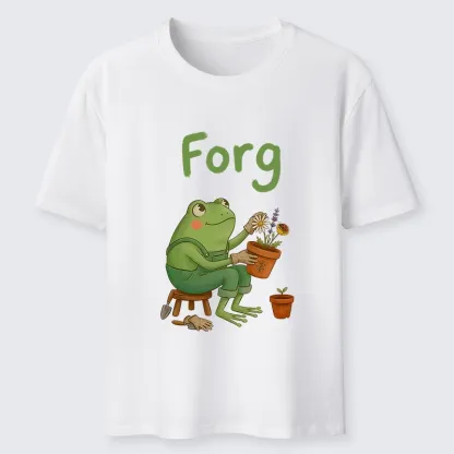 Tokyo-Tiger Cute Frog Gardening Meme Classic T-Shirt