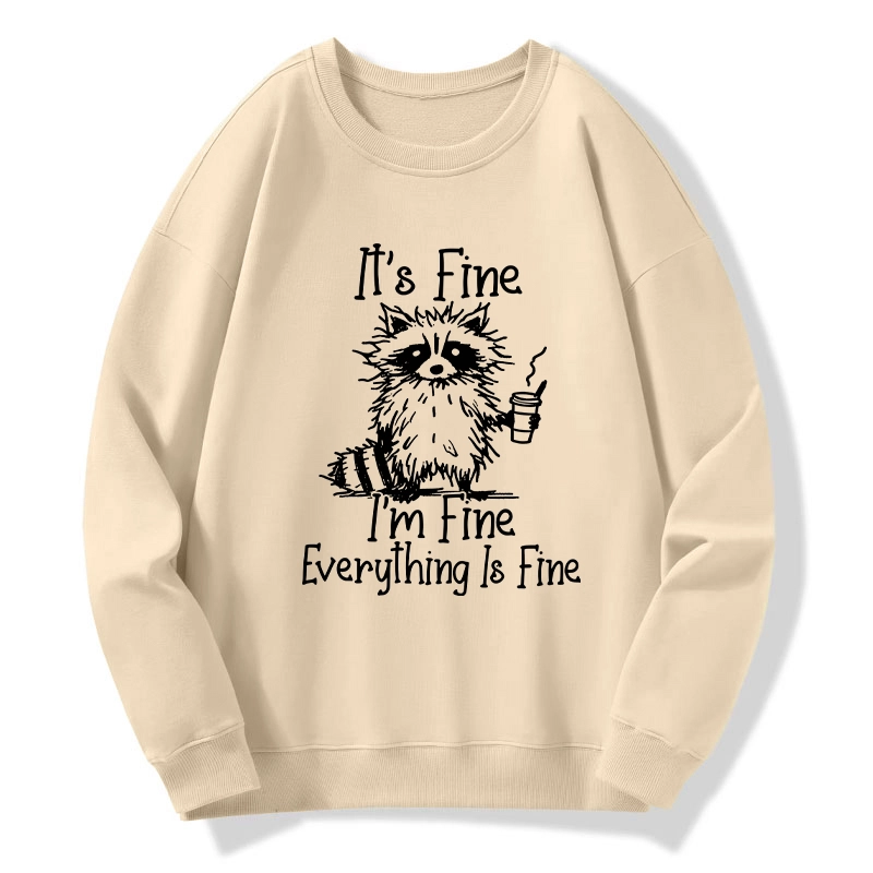 Tokyo-Tiger Raccoon Fine Meme Classic Sweatshirt