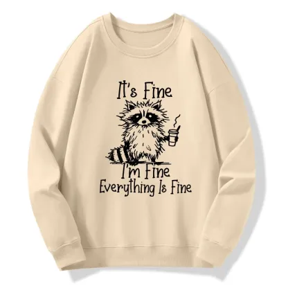 Tokyo-Tiger Raccoon Fine Meme Classic Sweatshirt