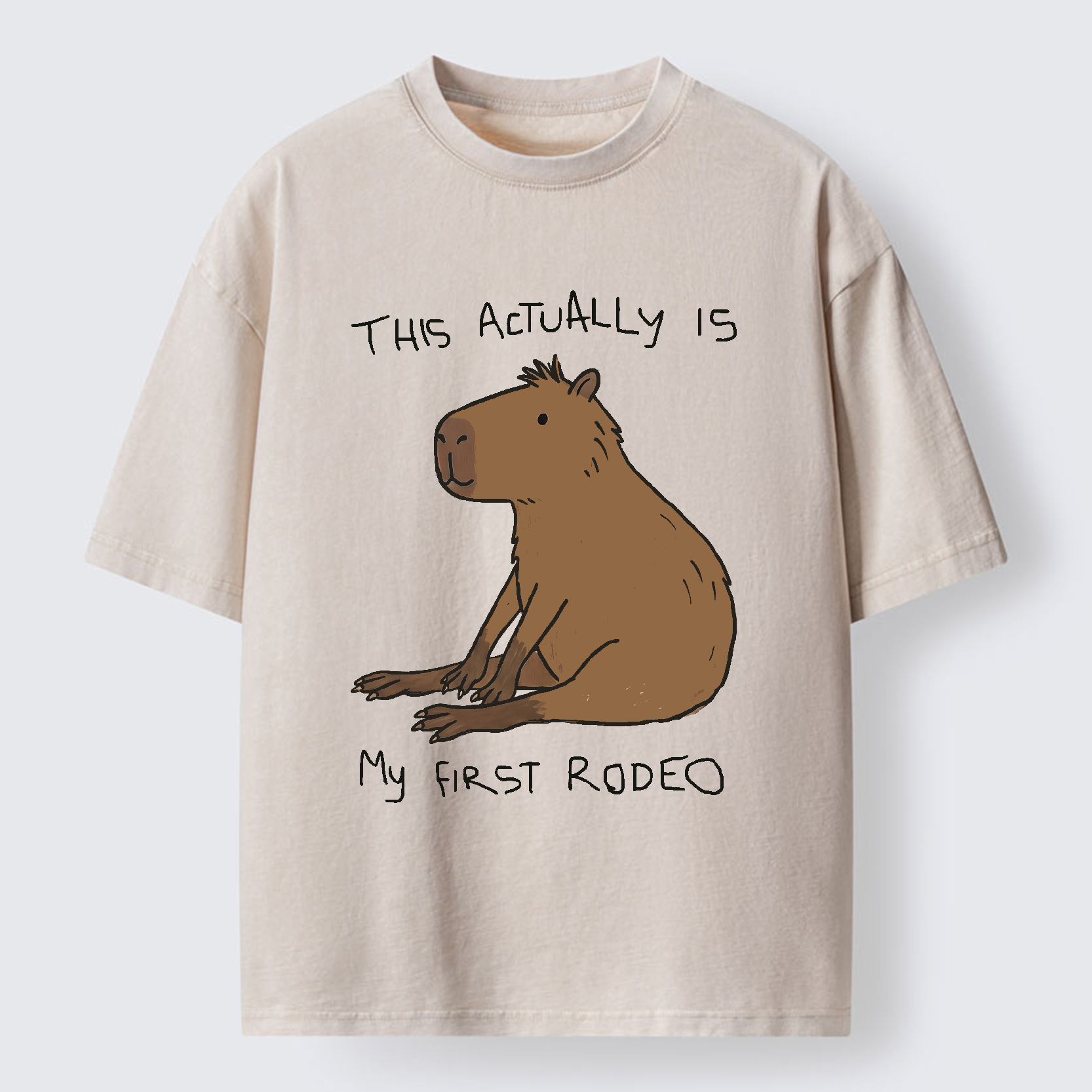 Tokyo-Tiger First Rodeo Capybara Washed T-Shirt