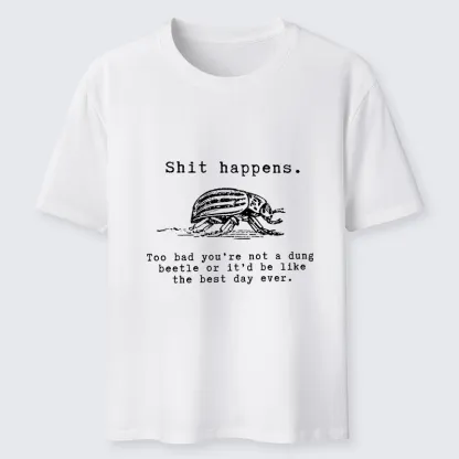 Tokyo-Tiger Funny Dung Beetle Life Philosophy Classic T-Shirt