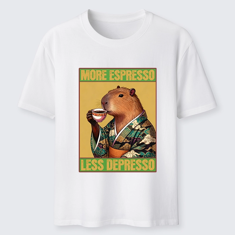 Tokyo-Tiger Capybara Coffee Break Classic T-Shirt