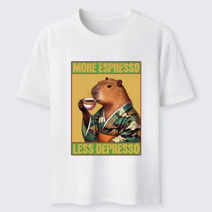 Tokyo-Tiger Capybara Coffee Break Classic T-Shirt