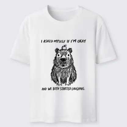 Tokyo-Tiger The Line Capybara：I Asked Myself If I'm Okay Classic T-Shirt