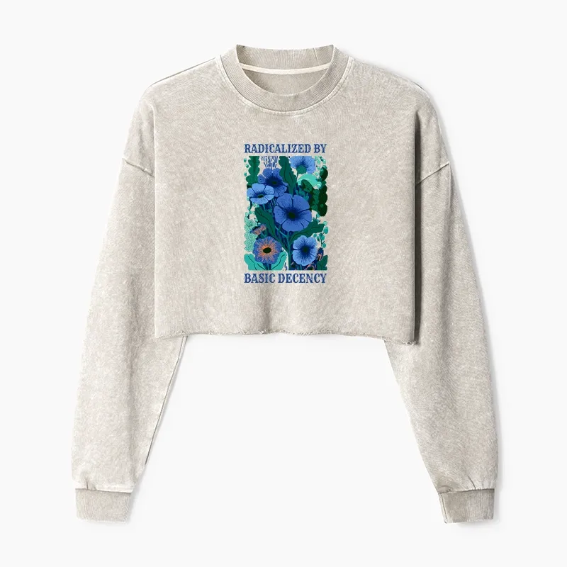 Tokyo-Tiger Pure Radicalism Washed Crop Sweatshirt