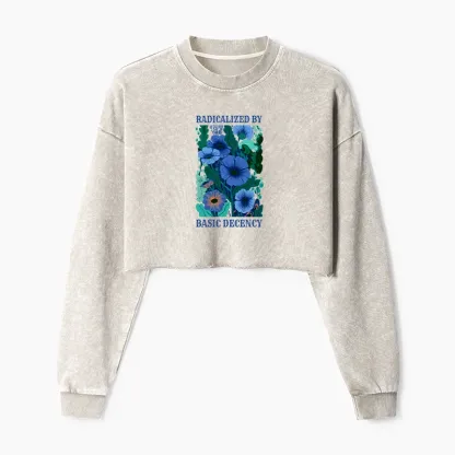 Tokyo-Tiger Pure Radicalism Washed Crop Sweatshirt