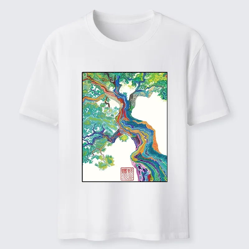 Tokyo-Tiger Colorful Magic Tree Classic T-Shirt Sale