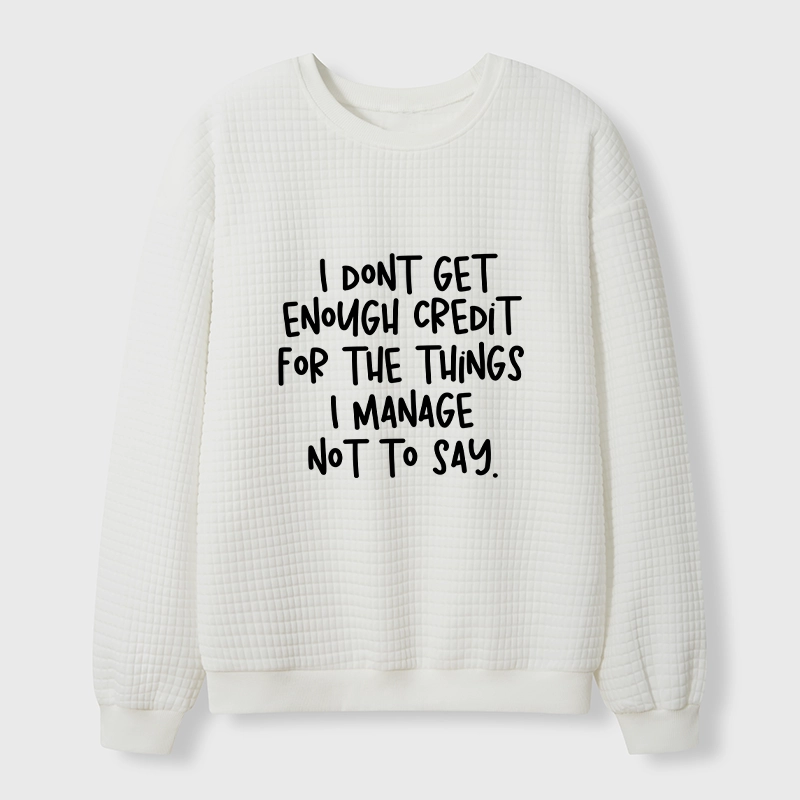 Tokyo-Tiger Saying No Is A Superpower Waffle Sweatshirt