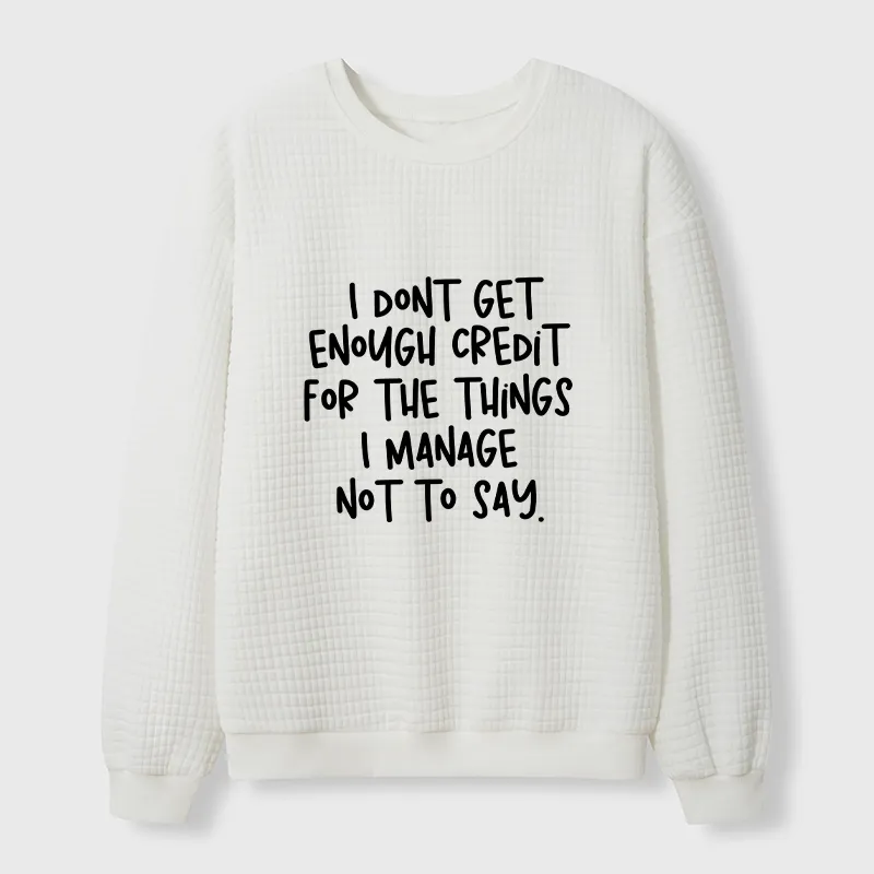 Tokyo-Tiger Saying No Is A Superpower Waffle Sweatshirt