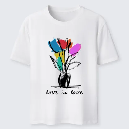 Tokyo-Tiger Pride Tulip Love Is Love Classic T-Shirt