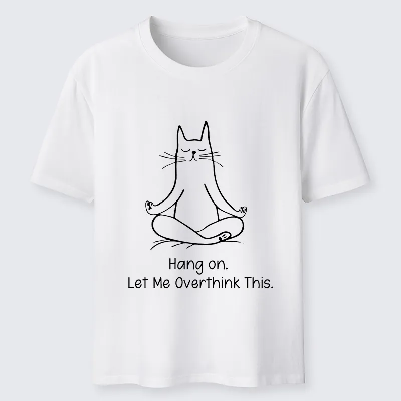 Tokyo-Tiger Meditating Cat Overthinking Vibe Classic T-Shirt