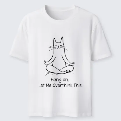 Tokyo-Tiger Meditating Cat Overthinking Vibe Classic T-Shirt