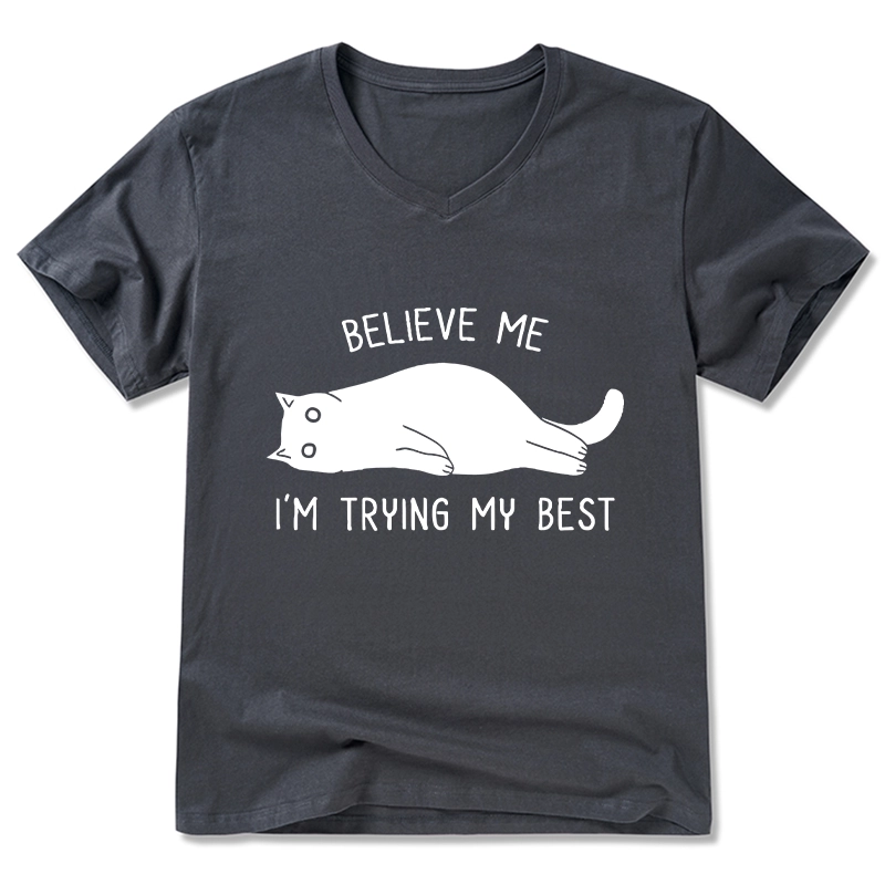 Tokyo-Tiger When Life Is Hard Nap First V-Neck Classic T-Shirt