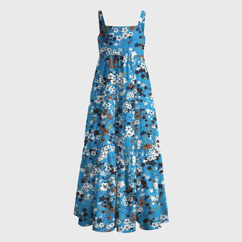 Tokyo-Tiger Delicate Blossom Maxi Dress