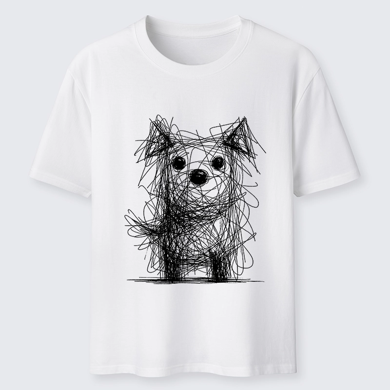 Tokyo-Tiger Scruffy Dog Chaos Art Classic T-Shirt